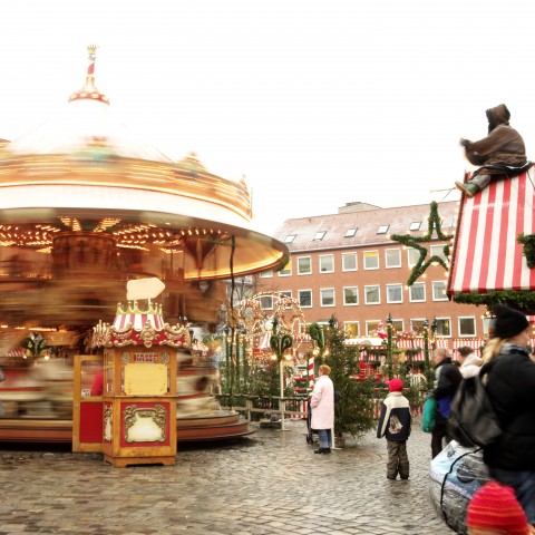 A Christmas Market in Munich, Germany