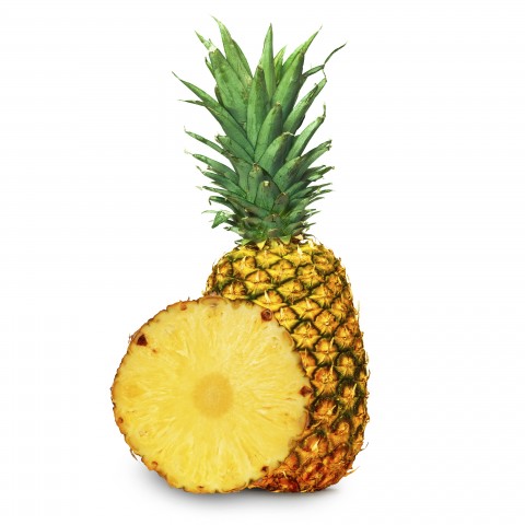 A Pineapple against a White Background