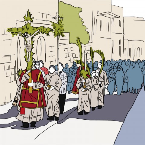 A Palm Sunday Procession