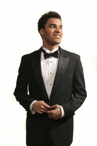 A Man Wearing an Elegant Tuxedo