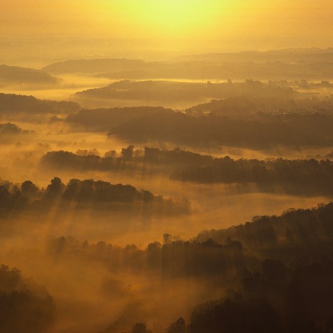 View of Misty Land from Above