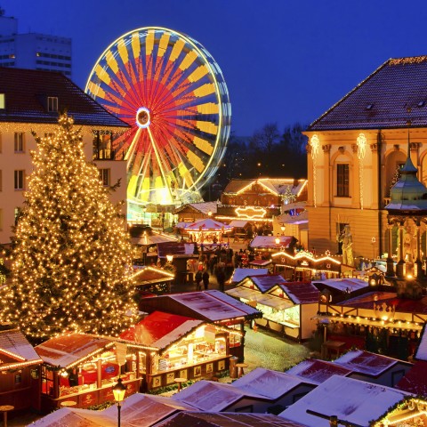 A Christmas Market in Germany