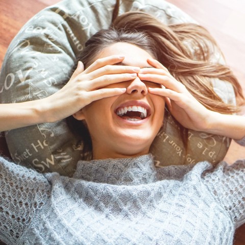 A Woman Laughing