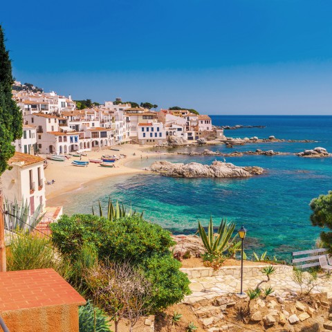 A Seaside Village in Catalonia, Spain