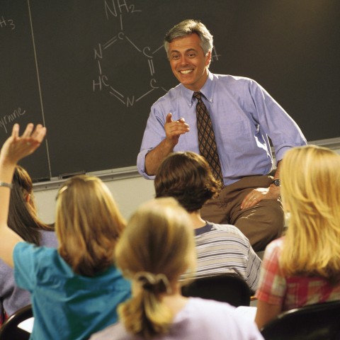 Teacher and Students in Class