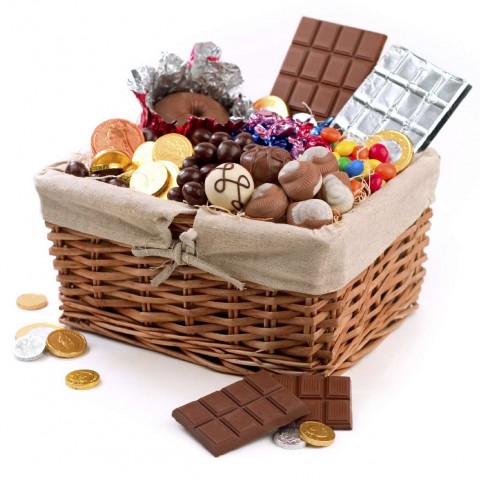 A Basket Full of Different Sweets