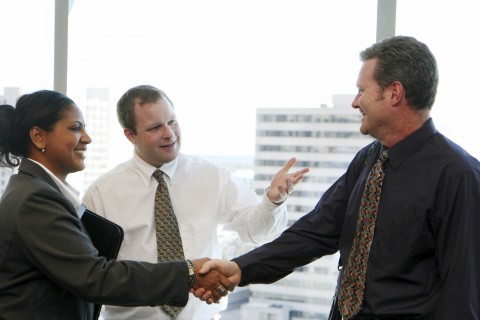 Business People Shaking Hands