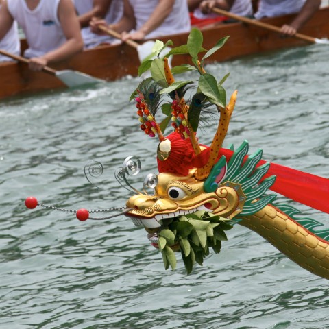 Dragon Boat on Water