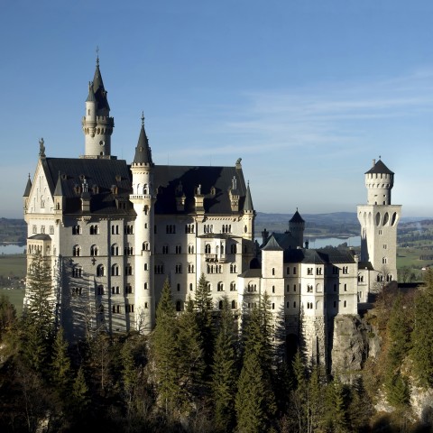 The Neuschwanstein Castle in Germany