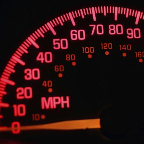 A Speedometer Reading 0 MPH