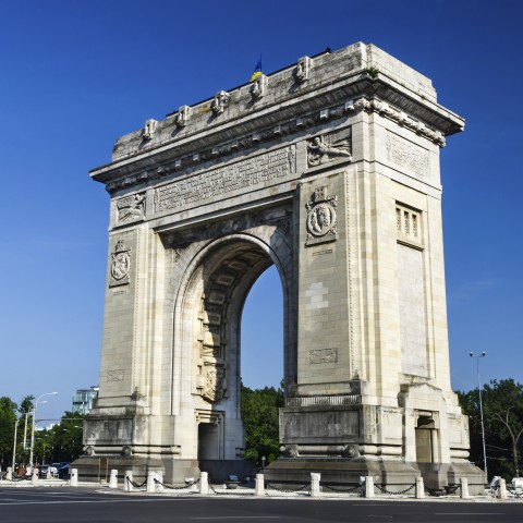 Triumph Arch in Bucharest, Romania