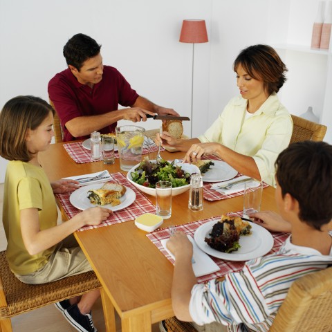 Family Eating Dinner