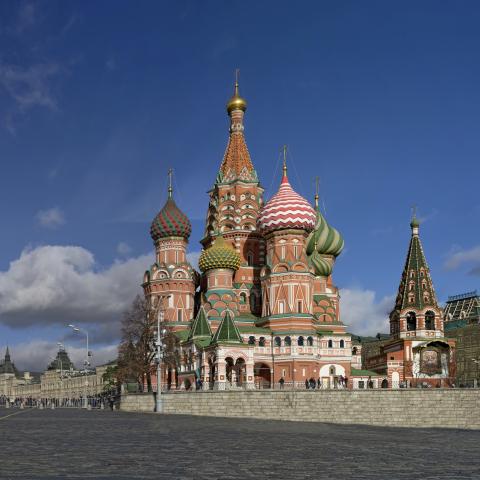 The Red Square in Moscow