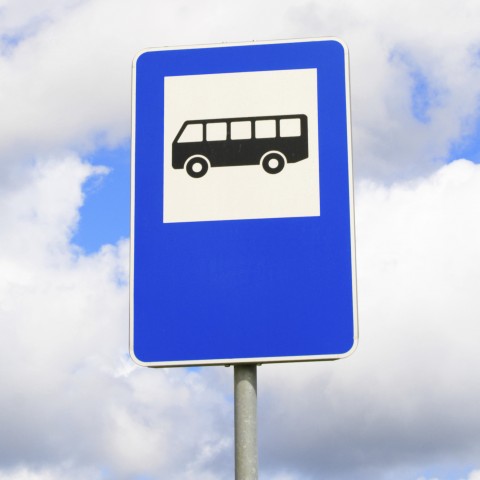 A Bus Stop Sign