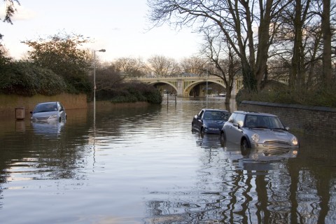 Bad Flooding on Road