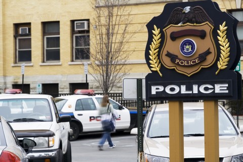 Police Station Sign