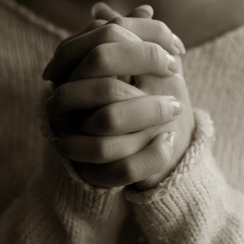 Hands Folded in Prayer