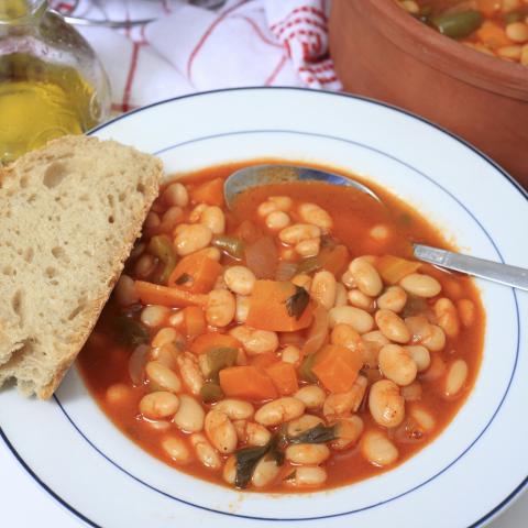 Traditional Bulgarian Bean Soup