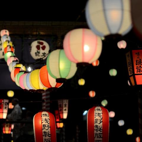 Paper Lanterns Hanging