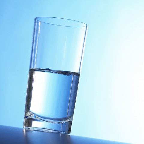 A Glass that Is Half Empty or Half Full of Water