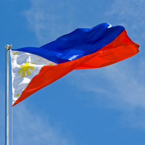 The National Flag of the Philippines