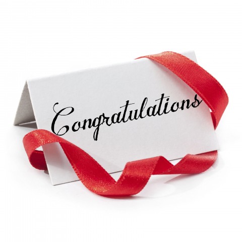 Congratulations Card with Ribbon