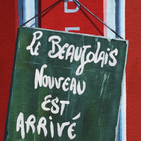 A Sign Written in French