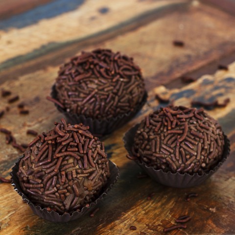 A Picture of a Brigadeiro, Brazilian Food