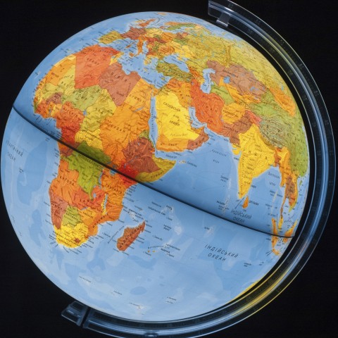 A globe.
