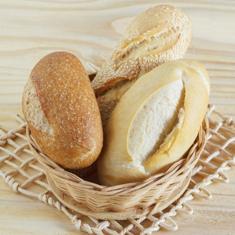 Loaves of Bread in a Basket