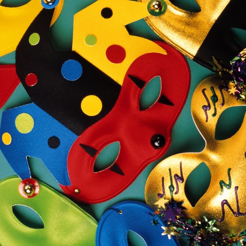 Several Colorful Masks