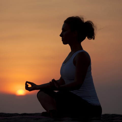 Woman Doing Yoga