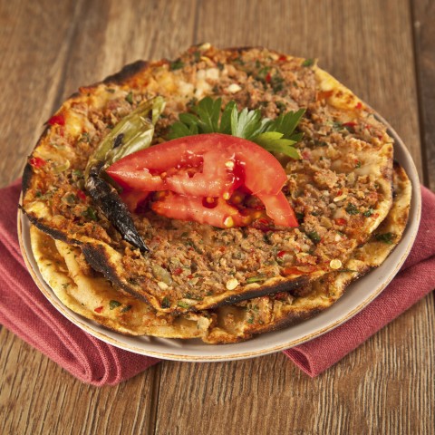 The Turkish Dish Lahmacun