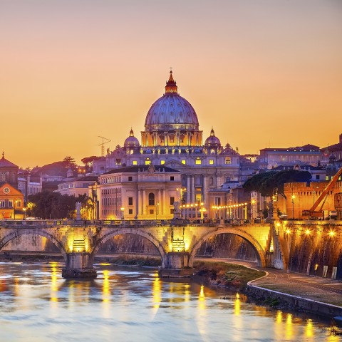 St. Peter’s Basilica in Rome, Italy