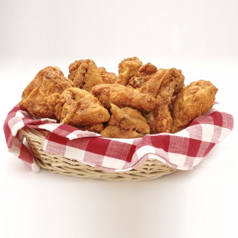 A basket of fried chicken