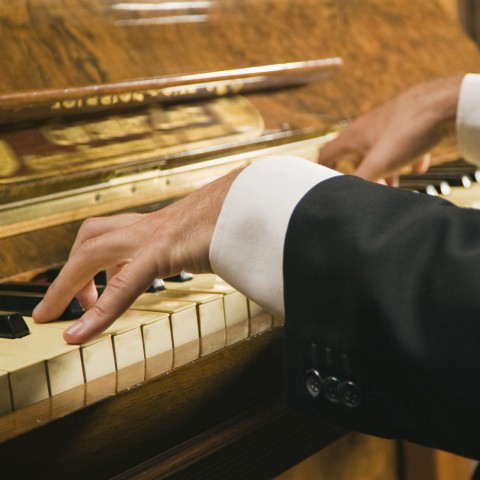 Man Playing the Piano