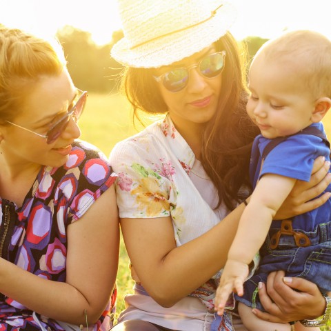 Women with Baby