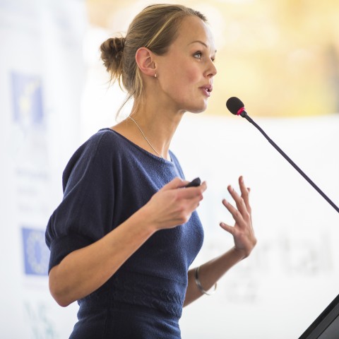 Woman Making a Speech