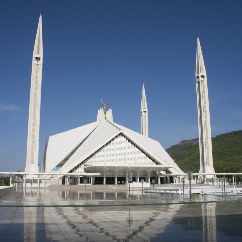 Faisal Mosque Located in Islamabad