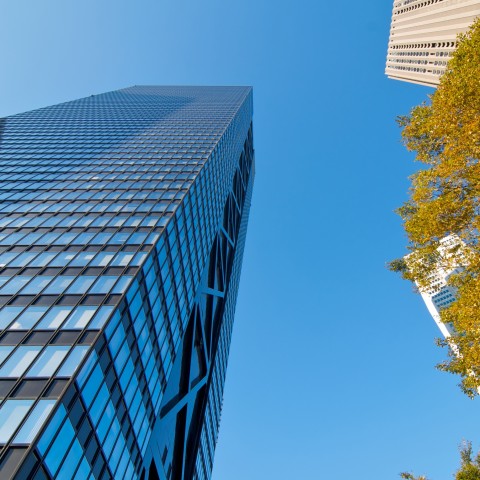 Skyscraper Against Blue Sky