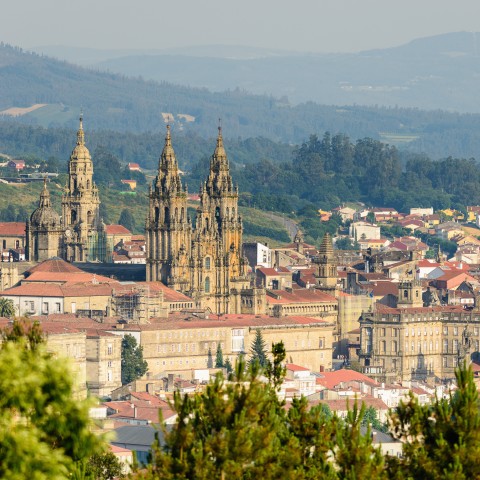 Santiago de Compostela in Spain