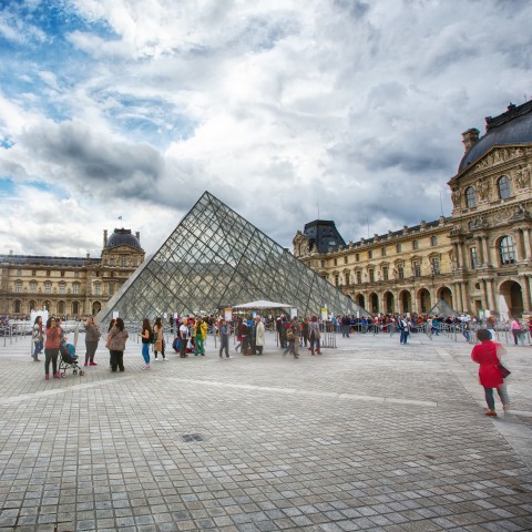 Je visite Paris - Tu visites Paris - Il visite Paris