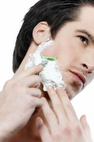 Man Shaving