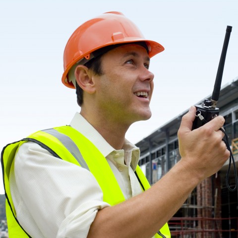 Smiling Construction Worker