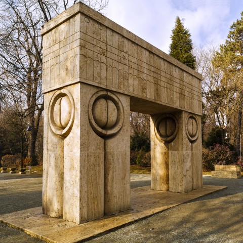 Kiss Gate Monument in Romania