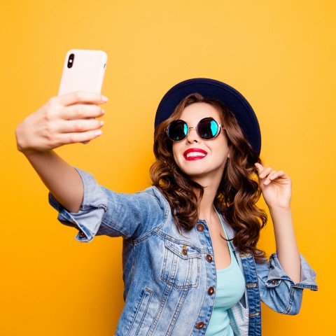 Woman taking a Selfie