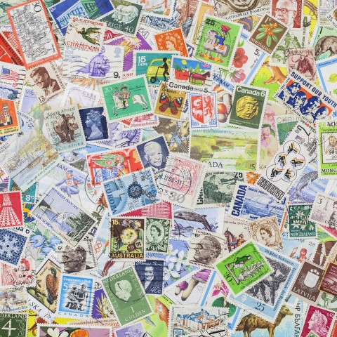 An Assortment of Postage Stamps