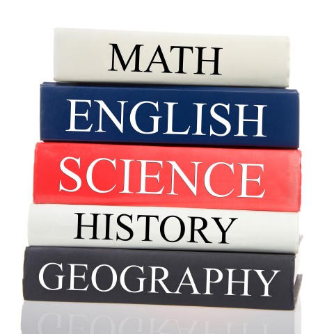 Books of Math, English, Science, History and Geography