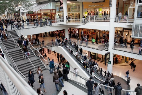 Busy Shopping Mall