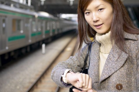 Woman Watching Her Watch